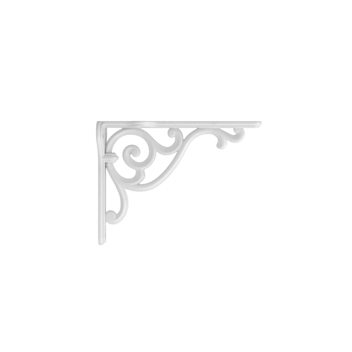 Reggimensola - Laccato bianco matt - Lega di Zinco - Stile Classico - 150x115x46mm - immagine 3