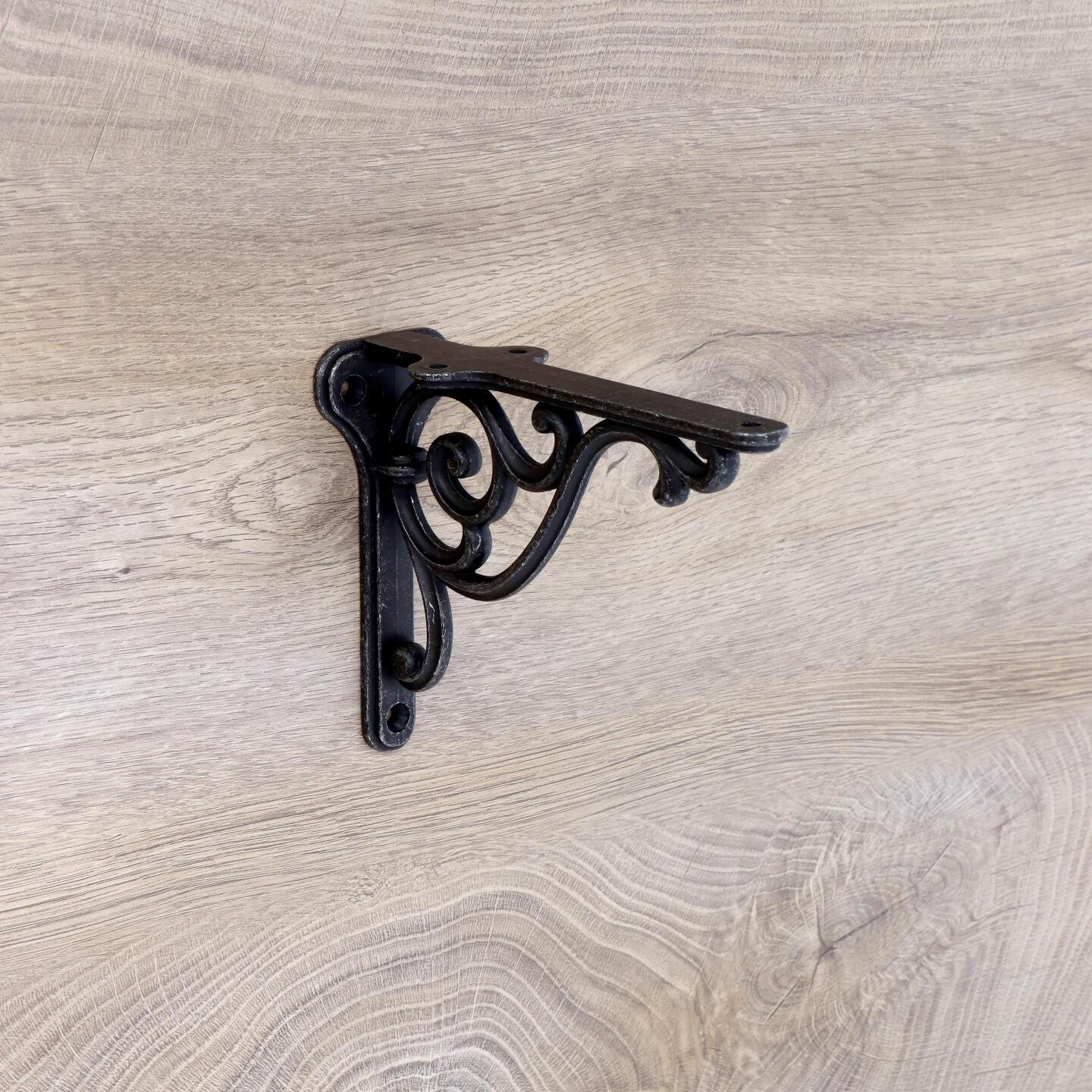Reggimensola - Vintage ferro nero - Lega di Zinco - Stile Classico - 150x115x46mm - immagine 5