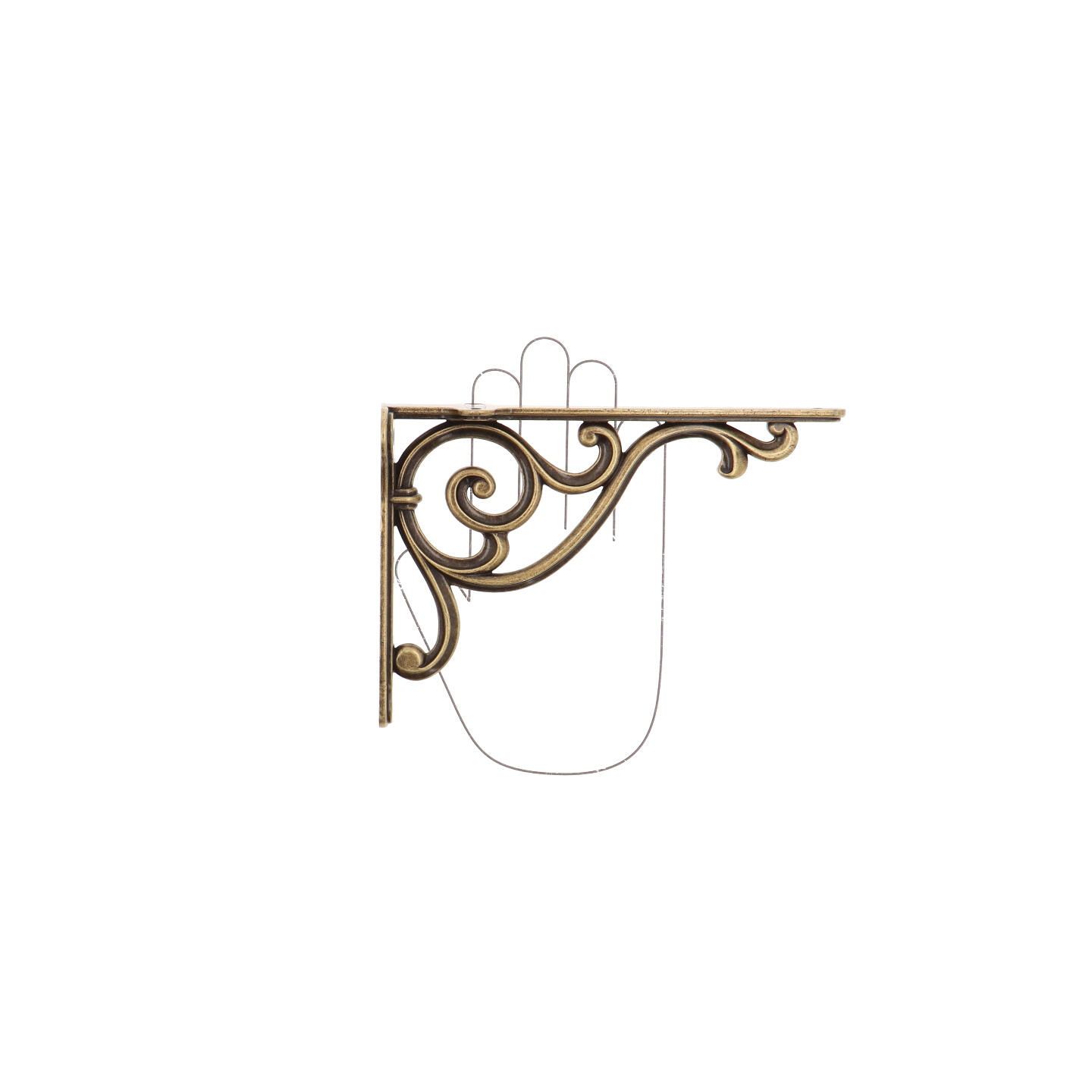 Reggimensola - Antica Firenze - Lega di Zinco - Stile Classico - 200x140x46mm - immagine 4
