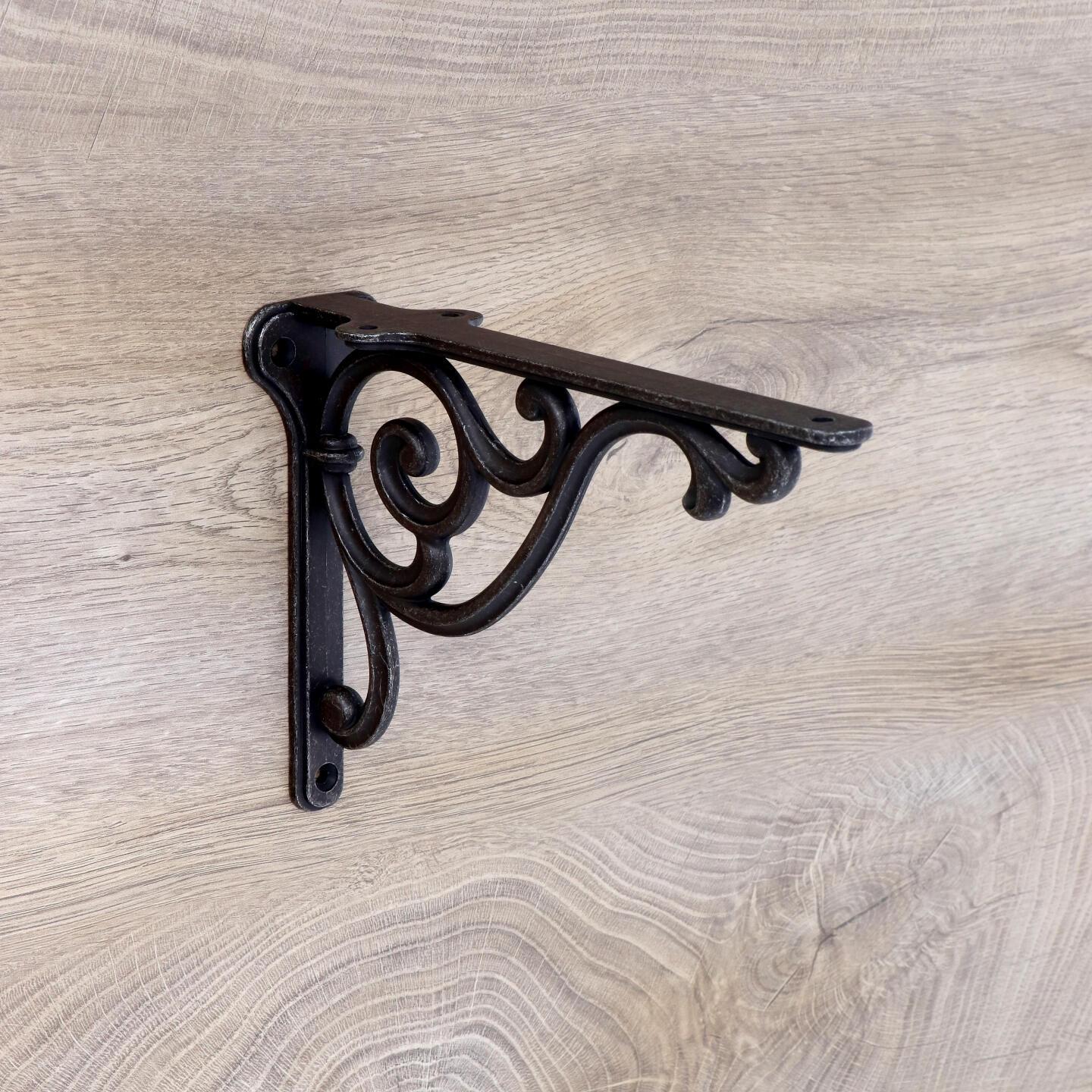 Reggimensola - Vintage ferro nero - Lega di Zinco - Stile Classico - 200x140x46mm - immagine 5