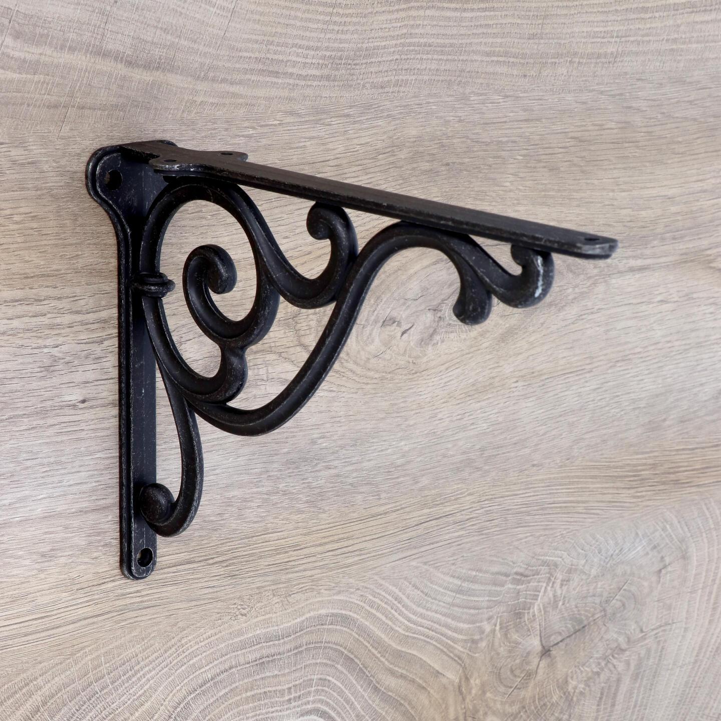Reggimensola - Vintage ferro nero - Lega di Zinco - Stile Classico - 250x175x46mm - immagine 5