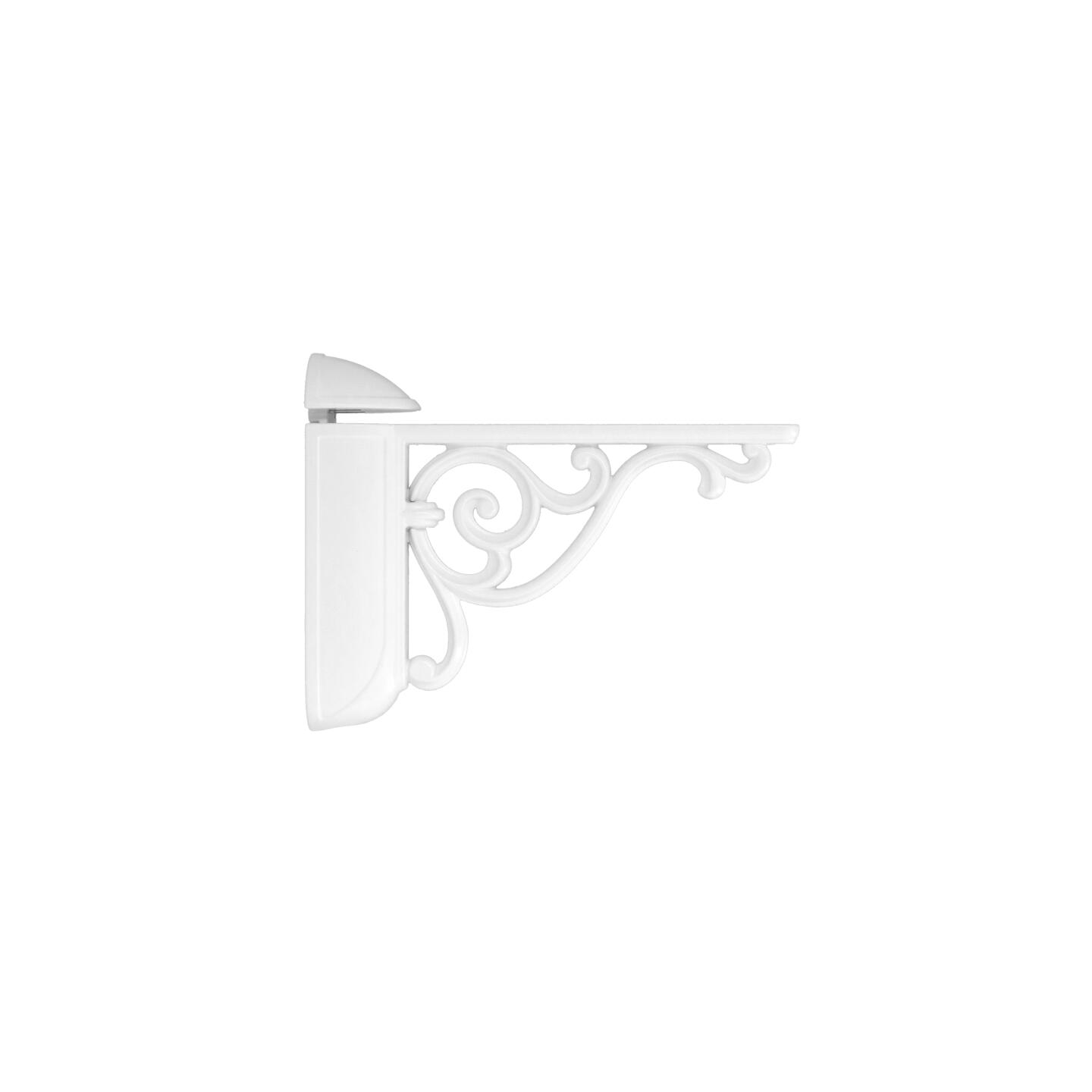 Reggimensola - Laccato bianco matt - Lega di Zinco - Stile Classico - 125x78x35mm - immagine 3