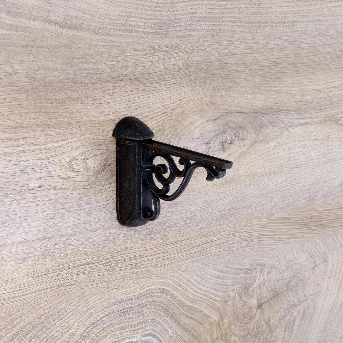 Reggimensola - Vintage ferro nero - Lega di Zinco - Stile Classico - 125x78x35mm - immagine 5