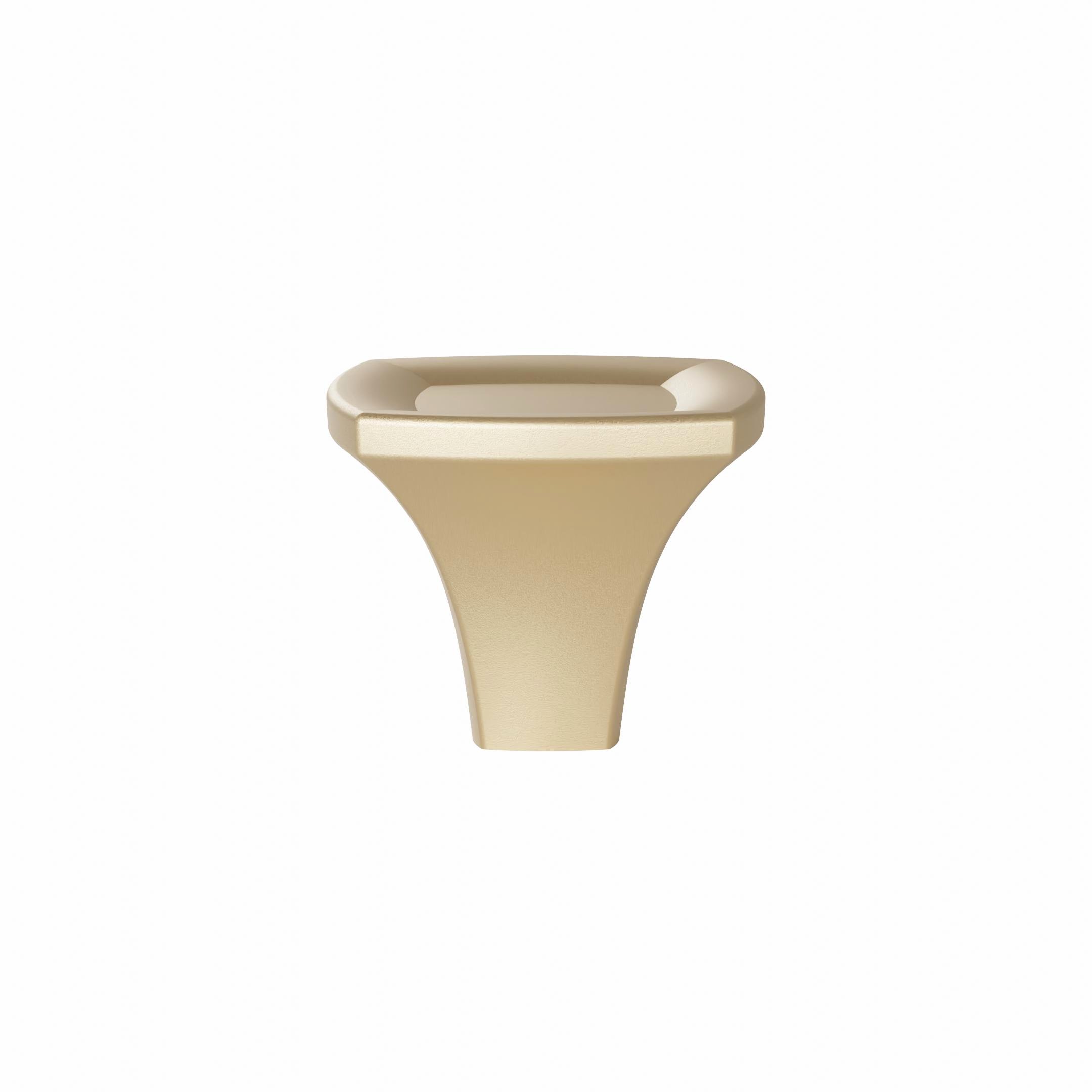 Pomolo per mobili - Galver ottone velo - Lega di Zinco - Stile Contemporaneo - 0x25x30mm - immagine 3