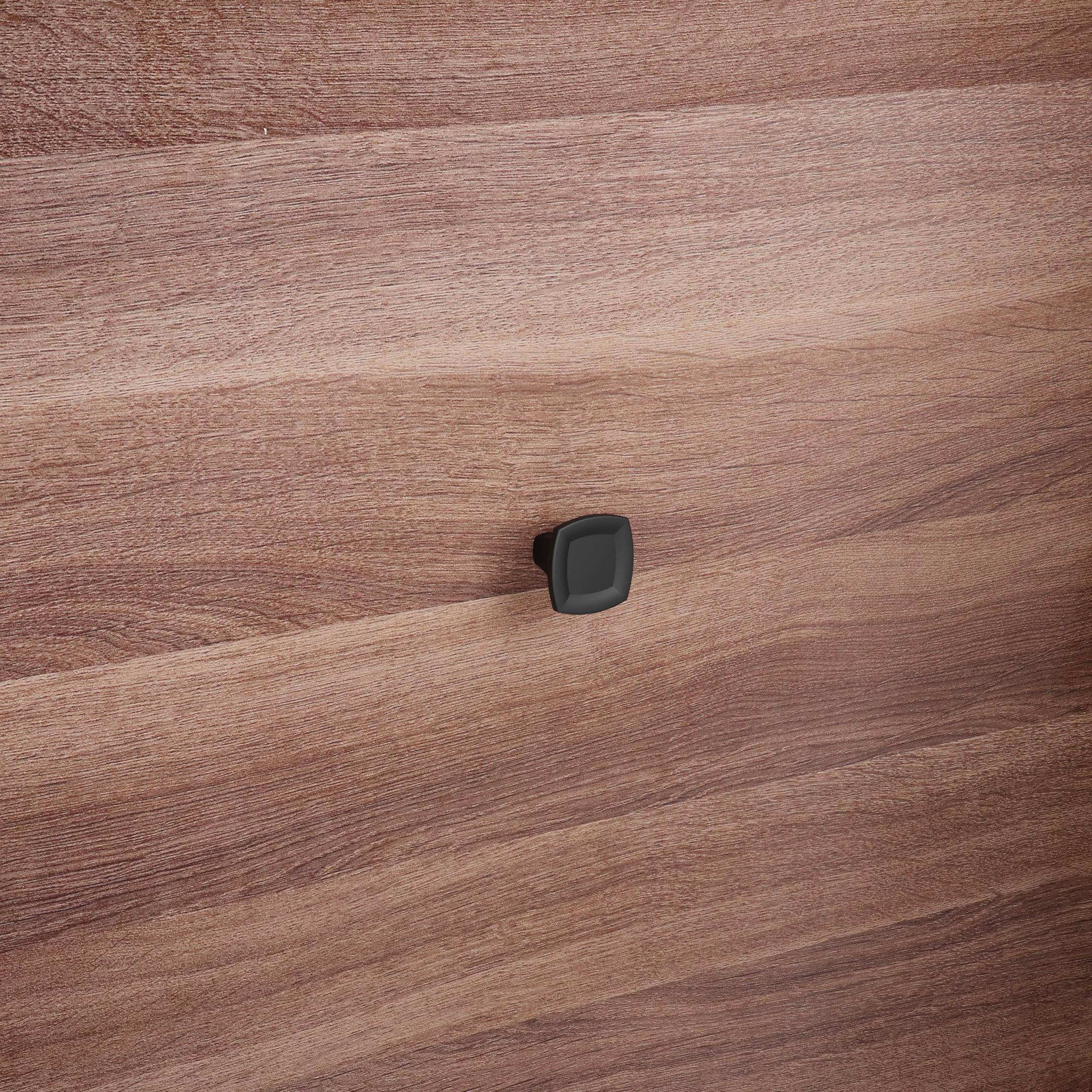 Pomolo per mobili - Laccato nero matt - Lega di Zinco - Stile Contemporaneo - 0x25x30mm - immagine 5