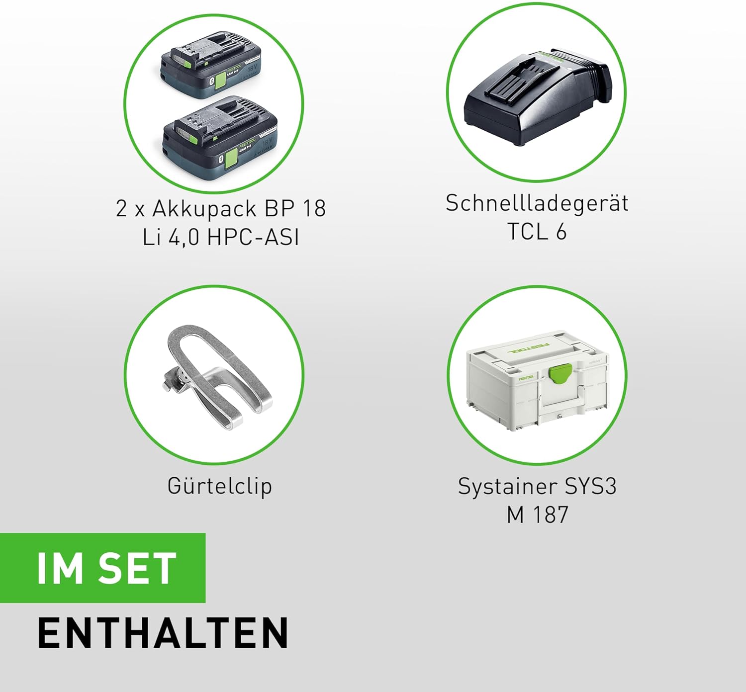 Festool Avvitatore a impulsi a batteria TID 18 HPC 4,0 I-Plus - immagine 5